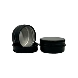 Aluminium blikje | 10 ml | Diverse kleuren Zwart
