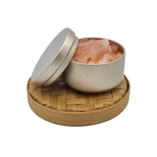 Himalayazoutpotje Aluminium | 50 ml Koper, Met zout, Zonder olie
