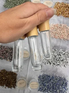 DIY Roller | Helder Glas | 10 ML | Houtnerf