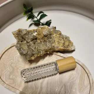 DIY Roller | Reliëf Glas | 10 ML | Houtnerf aromaroller van Natuurzuiver