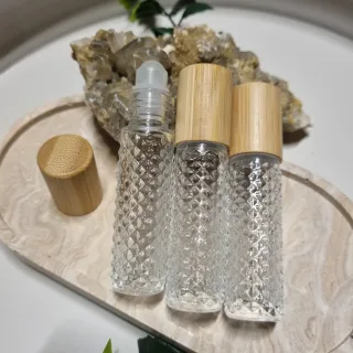 DIY Roller | Reliëf Glas | 10 ML | Houtnerf set van 3 stuks (-10%)
