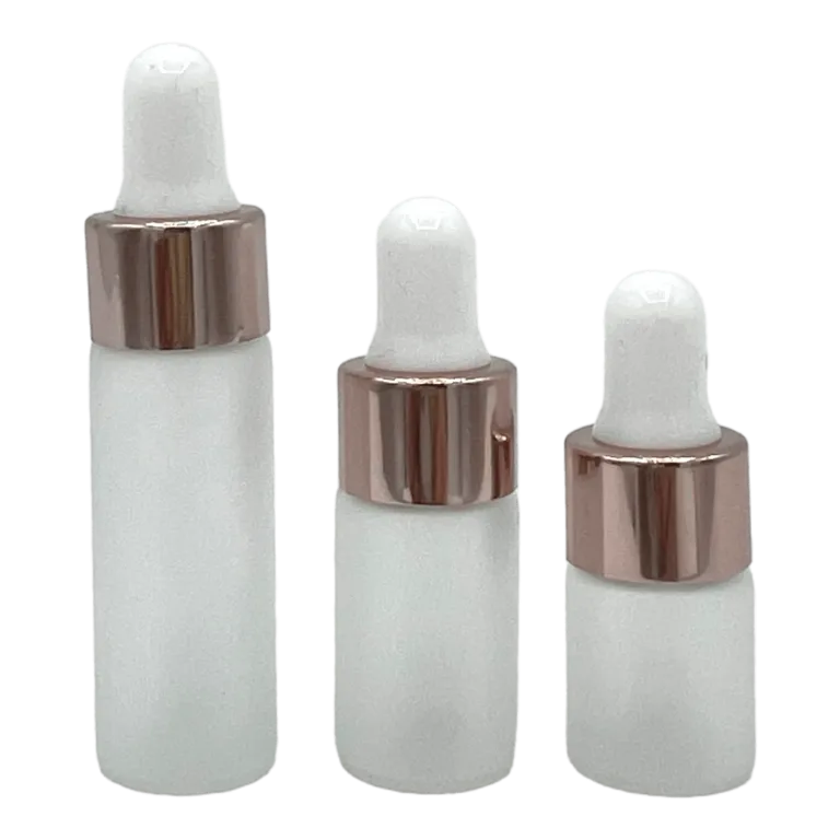 Pipet flesje mat glas | Dop Roze | div. inhoud diy & benodigdheden van Natuurzuiver