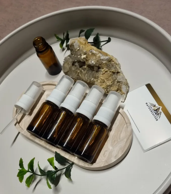 Sprayflesjes set van 5 | leeg 10ml roomspray van Natuurzuiver