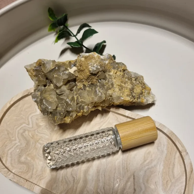 DIY Roller | Reliëf Glas | 10 ML | Houtnerf aromaroller van Natuurzuiver
